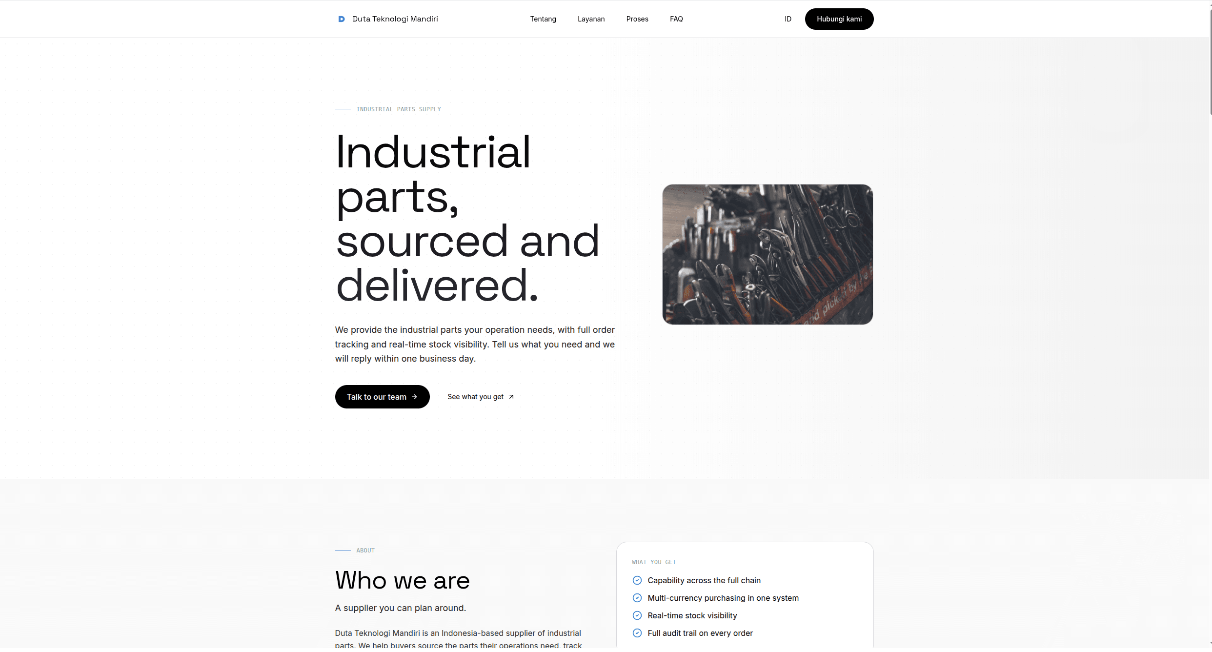 Duta Teknologi Mandiri — project screenshot